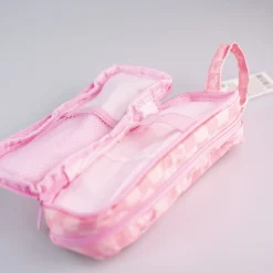 New Astuccio Rosa A Scacchi Astucci