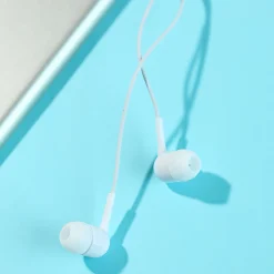 Discount Auricolari Bianchi Con Astuccio Earphones & Headphones