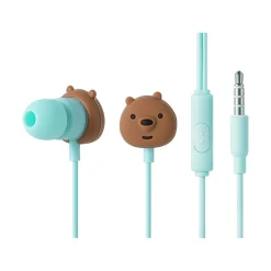Auricolari Grizzly Di We Bare Bears Marroni Earphones & Headphones