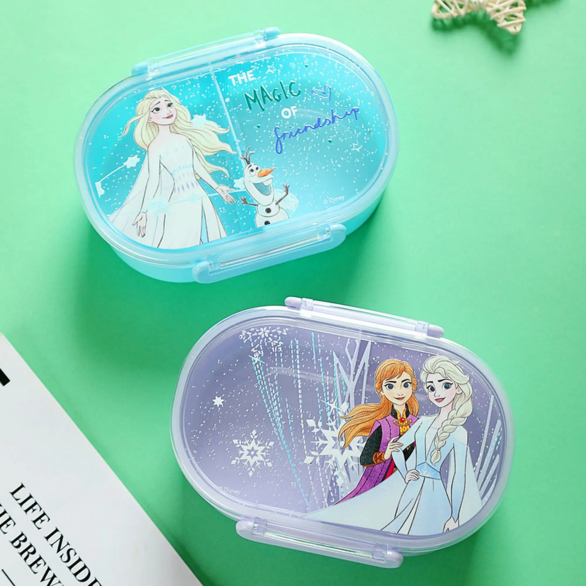 Outlet Bento Box - Elsa & Anna (1 Pz) Storage Box & Organizer
