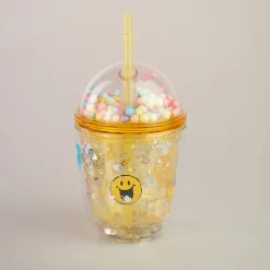 Outlet Bicchiere Con Cannuccia Collezione Smiley World Borse & Zaini