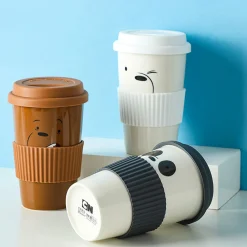 Sale Bicchiere In Ceramica - Orso - We Bare Bears We Bare Bears