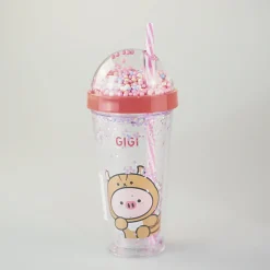 Hot Borraccia Gigi Rosa Con Cannuccia (420Ml) Borse & Zaini