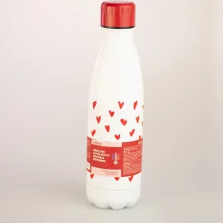 New Borraccia Termica Con Cuoricini Rossi Borse & Zaini