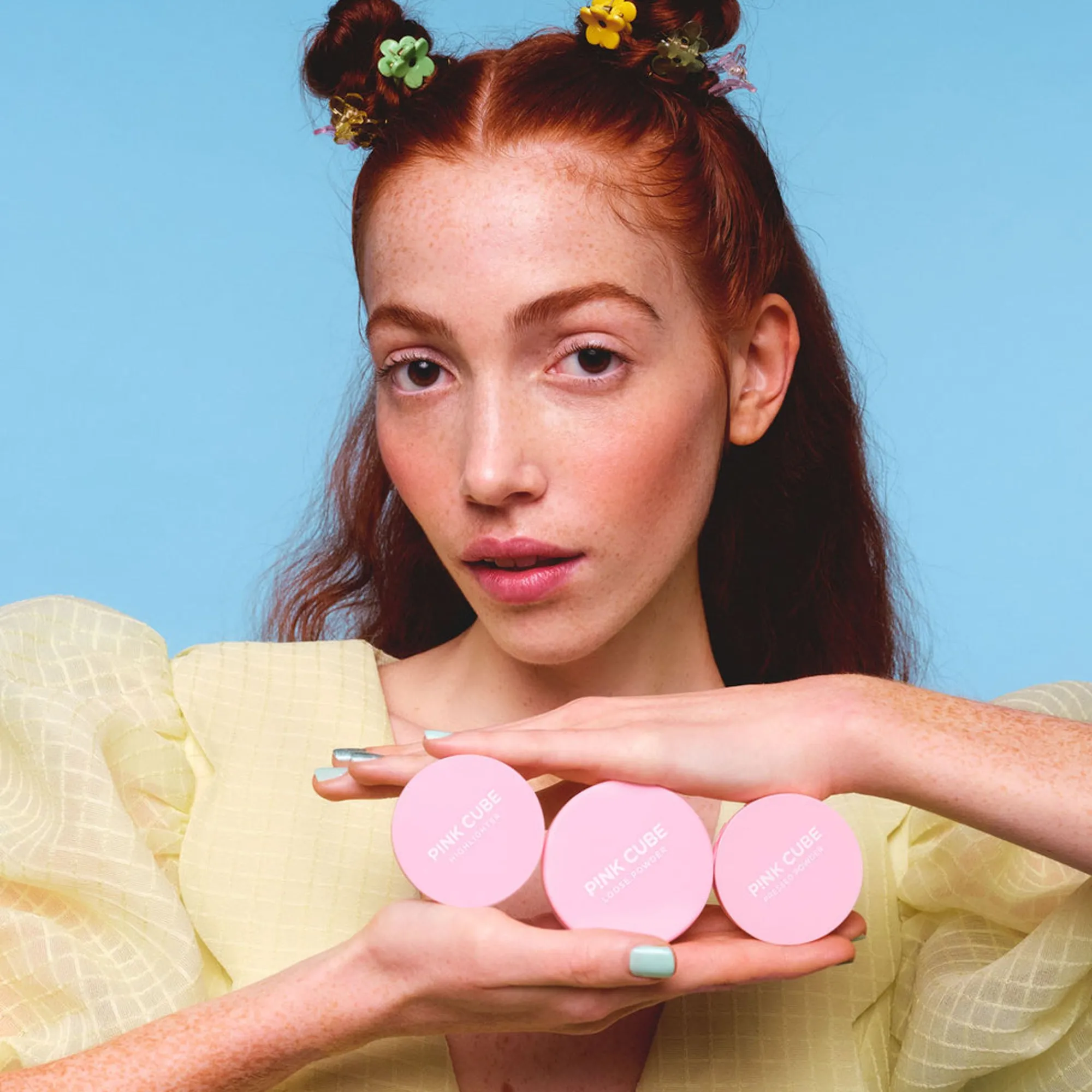 Hot Highlighter -Pink Cube (01 Sun Glow) Make Up