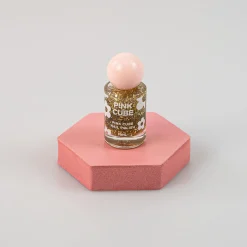 Sale Nail Polish - Pink Cube (17 Fancy Gold) Make Up