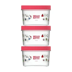 Porta Pranzo Sanrio - Hello Kitty (3Pz) Storage Box & Organizer