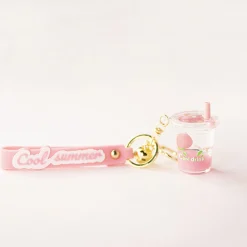 Clearance Portachiavi Cool Summer Drink - Rosa (1Pz) Borse & Zaini