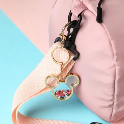 Hot Portachiavi Mickey Mouse Glitterato Oro Disney