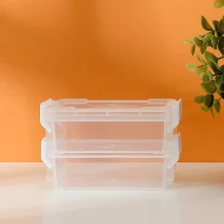 New Scatola Portaoggetti A Due Strati - Piccola Storage Box & Organizer