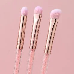 Discount Set Di 5 Pennelli Per Occhi Con Manico Glitter Make Up Tools