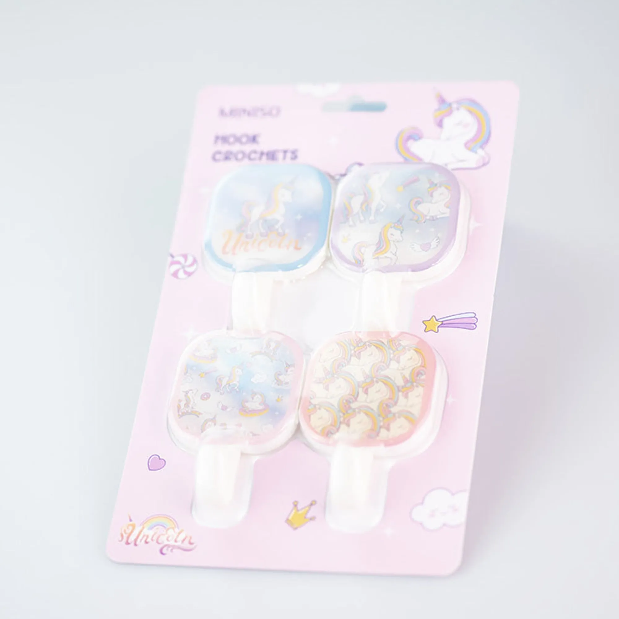 Outlet Set Ganci Da Muro - Unicorn Dream (4Pz) Storage Box & Organizer