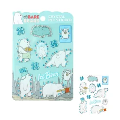 Best Stickers Con Brillantini Ice Bear - We Bare Bears Altra Cancelleria